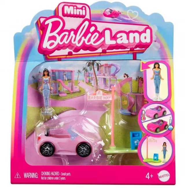 Barbie Mini Barbieland Convertible Bil