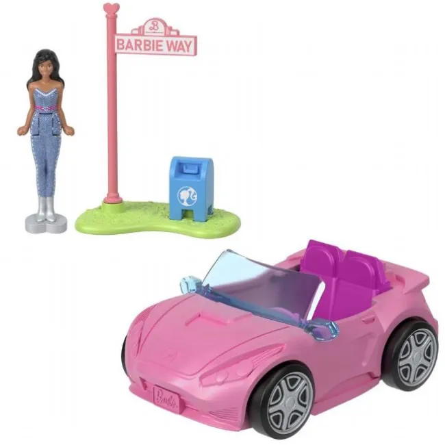 Barbie Mini Barbieland Convertible Bil