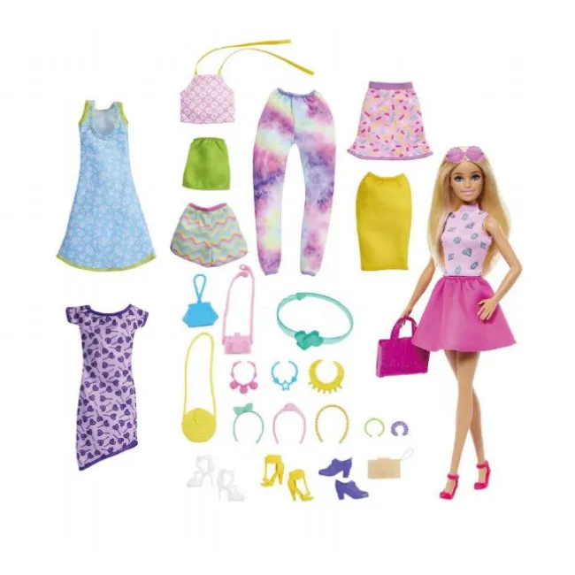 Barbie Mix&Match Dukke med Tilbehør
