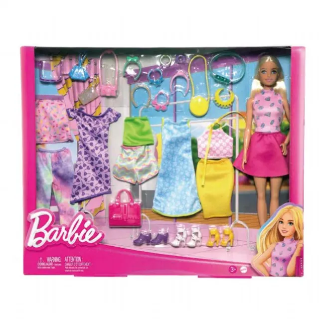 Barbie Mix&Match Dukke med Tilbehør
