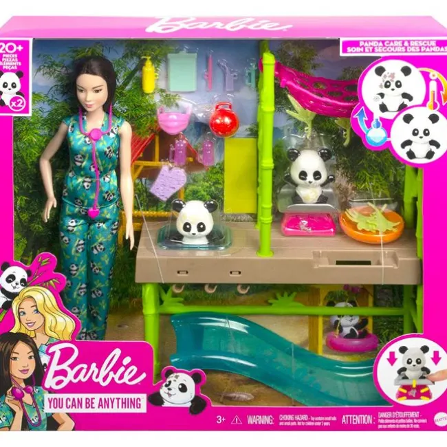 Barbie Panda Rescue Playset