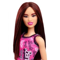Barbie Pink Dress Mørkt Hår Dukke