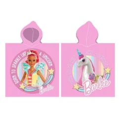Barbie Poncho Håndklæde 55x100 cm