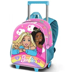 Barbie Rainbow 3D Rygsæk m/hjul, Pink