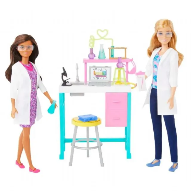 Barbie Science Lab Playset med Dukker
