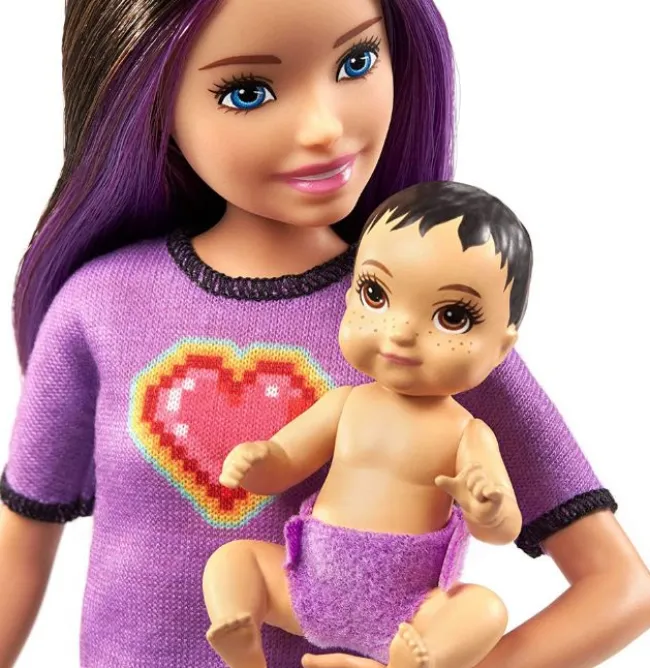 Barbie Skipper Babysitter m. tilbehør
