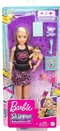Barbie Skipper Babysitter m. tilbehør