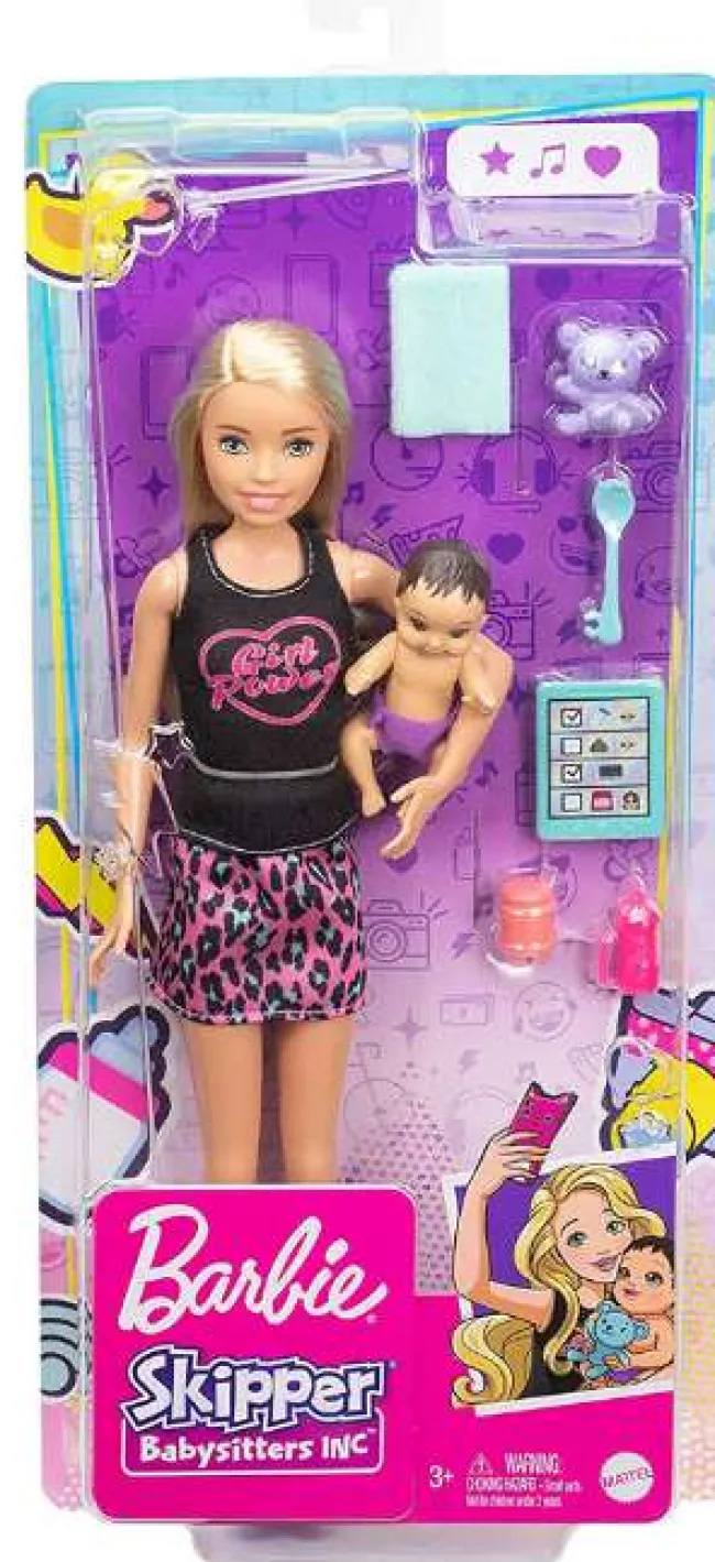 Barbie Skipper Babysitter m. tilbehør