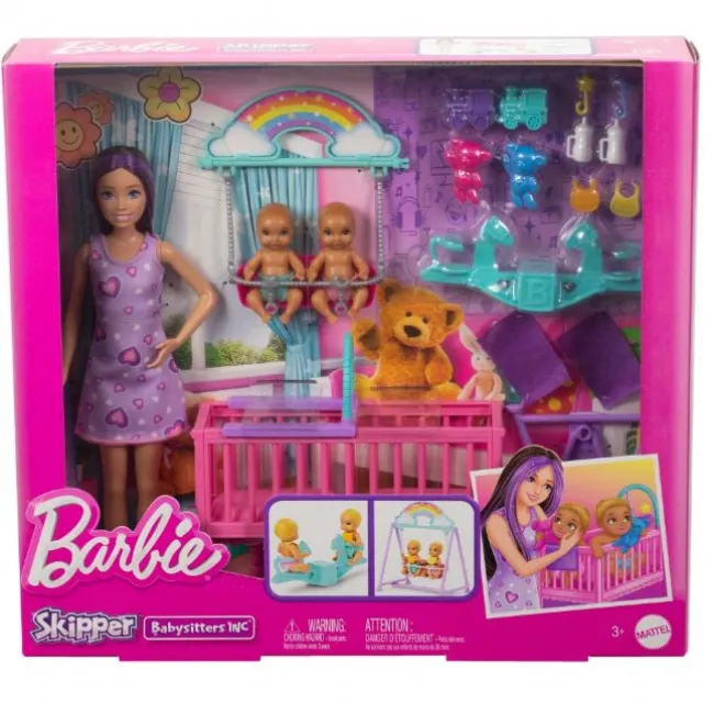 Barbie Skipper Nursery Dukke Playset