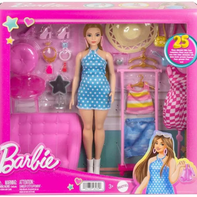 Barbie Stylist med Skab