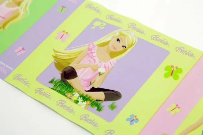 Barbie tapetborter 10,6 cm