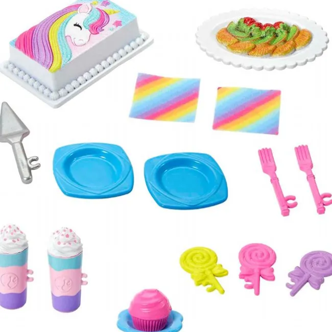 Barbie Tilbehør Unicorn Party Set