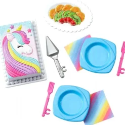 Barbie Tilbehør Unicorn Party Set