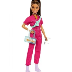 Barbie Trendy Pink Jumpsuit Dukke