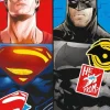 Batman VS Superman fleece tæppe