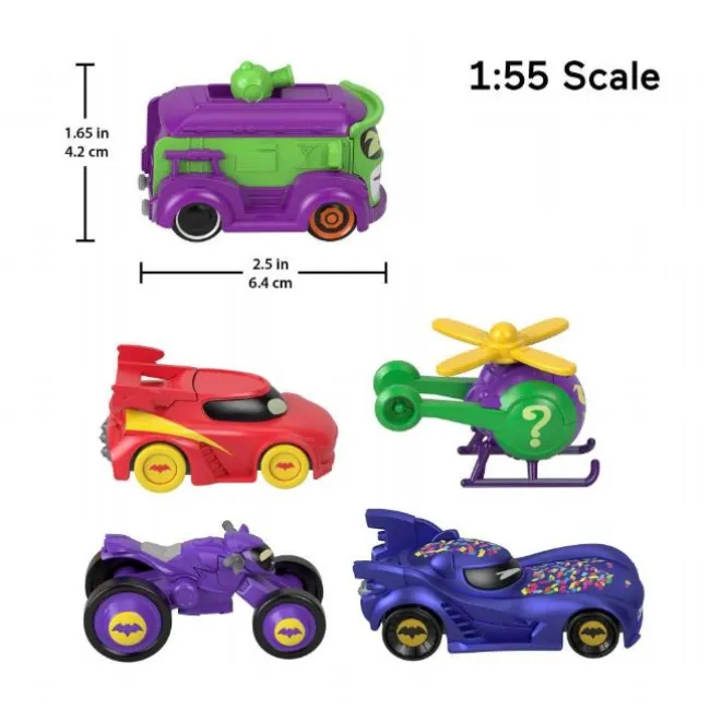 Batwheels Biler 5-pack
