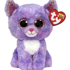 Beanie Boos Cassidy Lavender Cat 15 cm