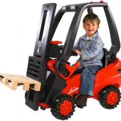 Big Linde Gaffeltruck med Pedaler