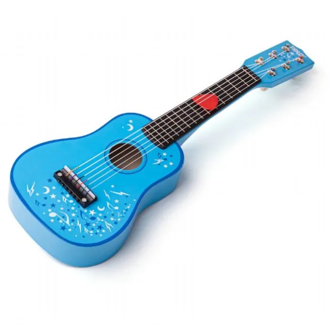 Blå guitar