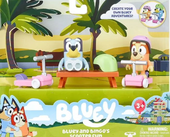 Bluey & Bingo Scooter Sjov