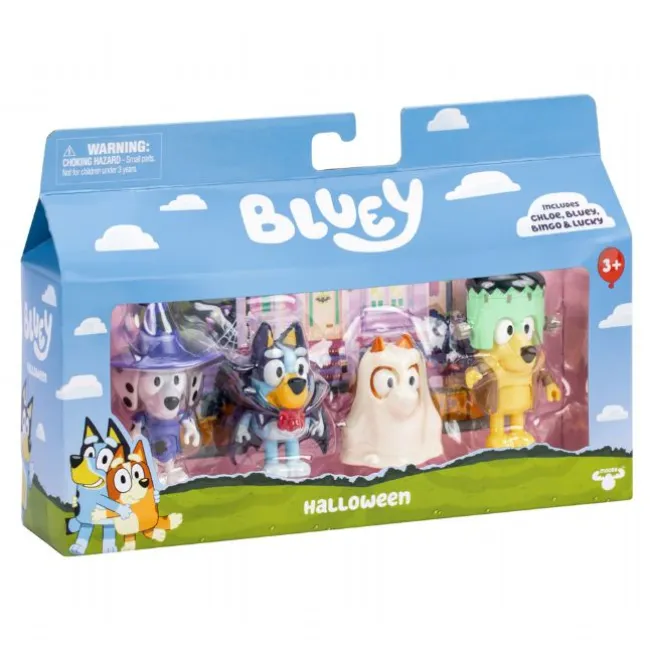 Bluey Figurer 4 pk. udklædningsfest