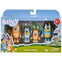 Bluey Figursæt 4 Pak