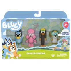 Bluey Figursæt 4 Pak