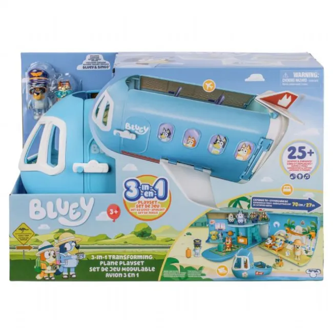 Bluey 3-i-1 Cabriolet fly m. lyd