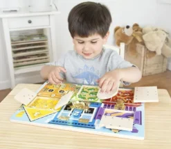 Åbn en dør - brætspil med låse