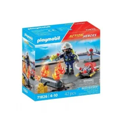 Brandmand med Vandpumpe