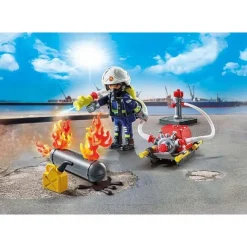Brandmand med Vandpumpe