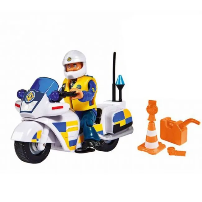 Brandmand Sam Politi motorcykel