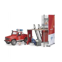 Brandstation med Land Rover
