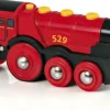 Brio Batteridrevet rødt lokomotiv