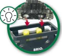 Brio Guldvogn med lys