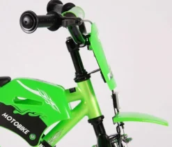 Børnecykel Motorbike Grøn 12 tommer