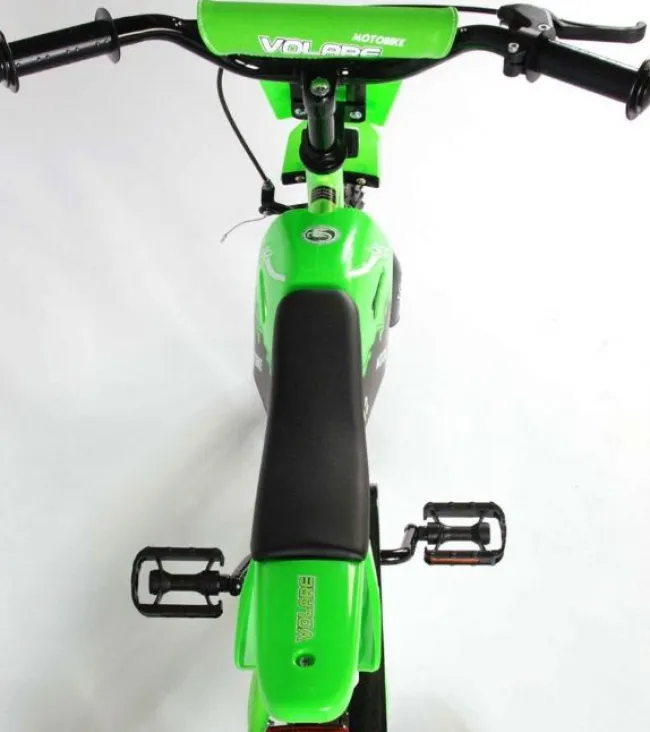 Børnecykel Motorbike Grøn 12 tommer