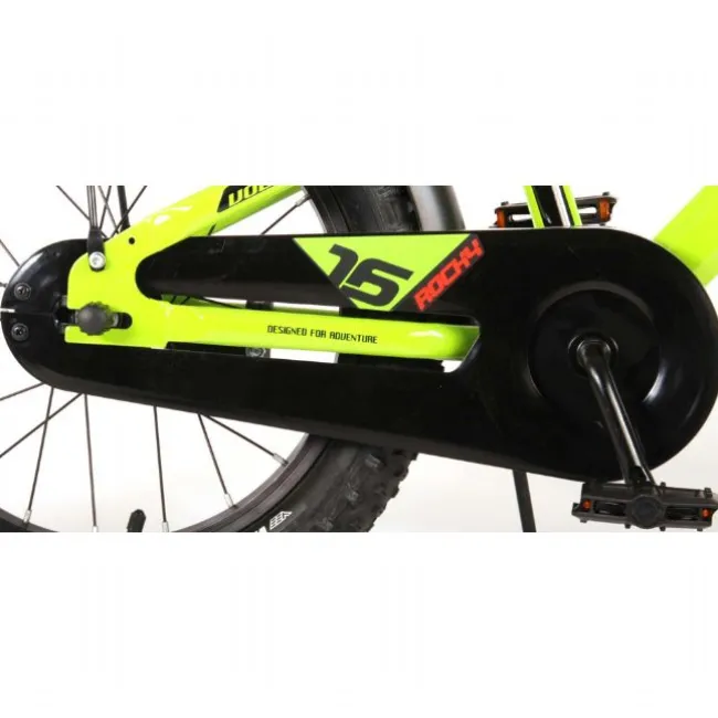 Børnecykel Rocky grøn 16 tommer