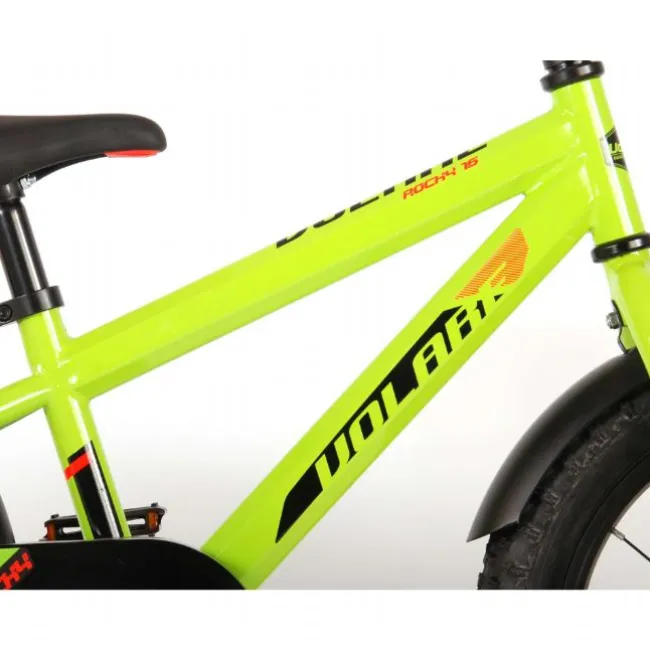 Børnecykel Rocky grøn 16 tommer