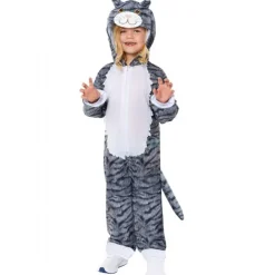 Børnekostume kat 98-104 cm