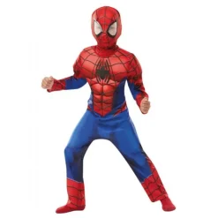 Børnekostume Spiderman Deluxe 104 cm