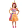 Børnekostume Sunny Stars kjole 104-116cm