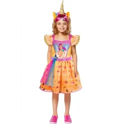 Børnekostume Sunny Stars kjole 104-116cm