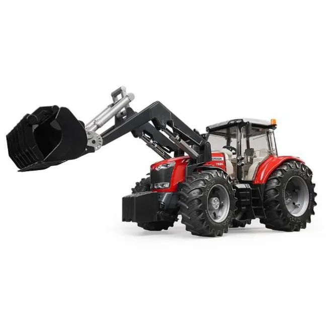 Bruder Massey Ferguson med frontlæser