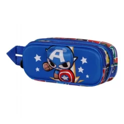 Captain America 3D Dobbelt Penalhus