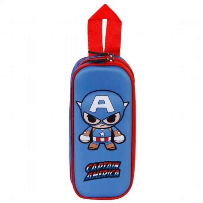 Captain America 3D Dobbelt Penalhus