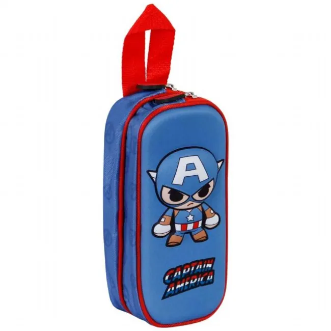 Captain America 3D Dobbelt Penalhus