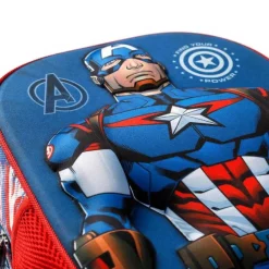 Captain America Lille 3D Rygsæk med Hjul