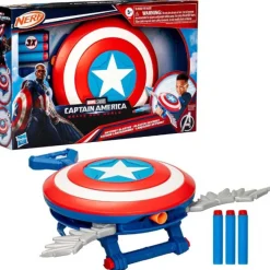 Captain America Nerf Skyshot Blaster