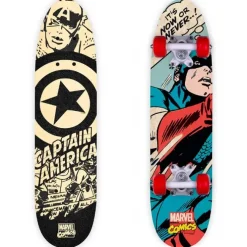 Captain America Skateboard i Træ